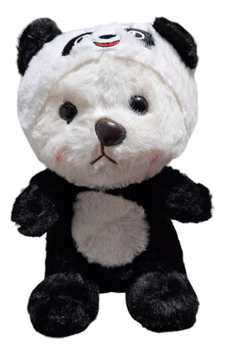 Oso De Peluche Kawaii Con Disfraz De Conejo O Panda 