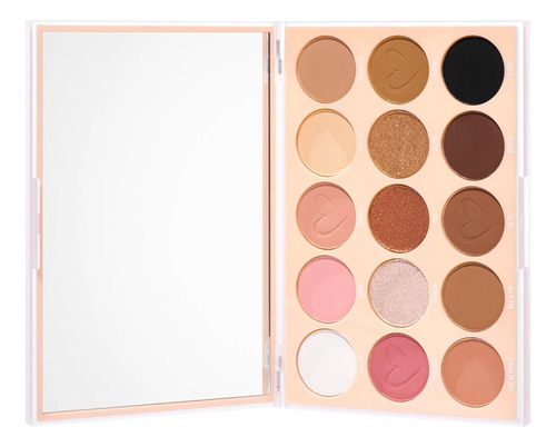 Paleta De Sombras Nude X 15 Tonos Beauty Creations