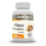 Kit 2x Maca Peruana Apis Nutri 550mg Apisnutri 120 Cápsulas Sabor Natural