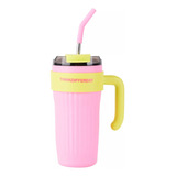 Vaso Termo Conserva Calor Frio Con Pitillo Acero Inoxidable