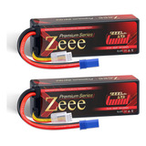 2 Baterias Lipo Zeee Premium Series 3s 9000mah 11.4v 