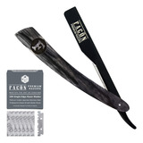 Free Blades + Facón Professional Marble Straight Edge Barber