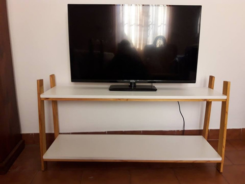 Mesa De Tv .led Madera Y Melamina .nordico Escandinavo .