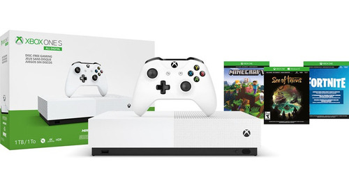 Consola Xbox One S Standard 1tb Ssd+ 3 Juegos +1 Control