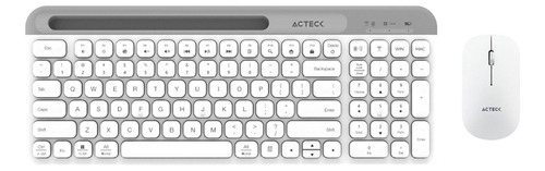 Kit Teclado Y Mouse Acteck Virtuos Silk Mk720 Inalambrico