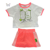 Conjunto Verão Luxo Infantil Menina Mili&nina