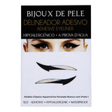 Delineador Adesivo 1 Par Aquamarine Branco Perolado1