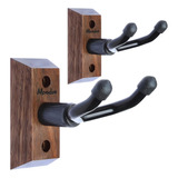 Soporte De Pared Ukulele, Nogal Negro Soporte Ukulele P...