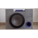 Combo Woofer 10  350w + Cajón + Potencia 100wrms 