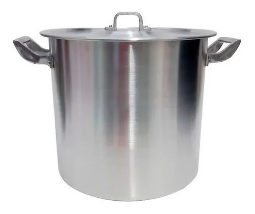 Olla De Aluminio Gastronómica 30 Cms 20 Lts C/ Tapa