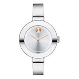 Movado Bold Bangles Reloj De Acero Inoxidable Con Esfera De 