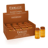 Caja De 12 Ampollas Keratina X15ml C/u Fidelite