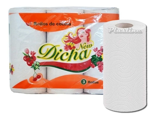 Rollos Papel Cocina Dicha Pack 24 Rollos Por 40 Paños Elegante