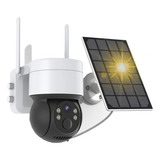 Camara Ip Solar Vigilancia 360° Ptz Wifi Exterior Camara Ip