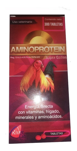 Aminoprotein Super Gallos 300 Tab River Lab