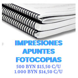 Impresión De Apuntes/fotocopias/resúmenes/libros En 24/48hs