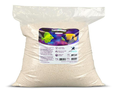 Substrato Branco Mbreda White Reef Sand 20kg / Aquario Mar