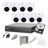 Kit Camaras De Seguridad 8 Camaras Domo 5mp Dvr 8ch 1tb Cctv