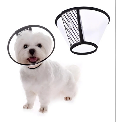 Collar Isabelino Perros Protección Con Borde Suave Talle 1 Color Negro | Envío gratis