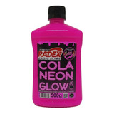 Cola Neon Glow Rosa 500g 1 Un Magic Slime