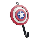 Perchero Capitan America Avengers Hierro Madera Percherito