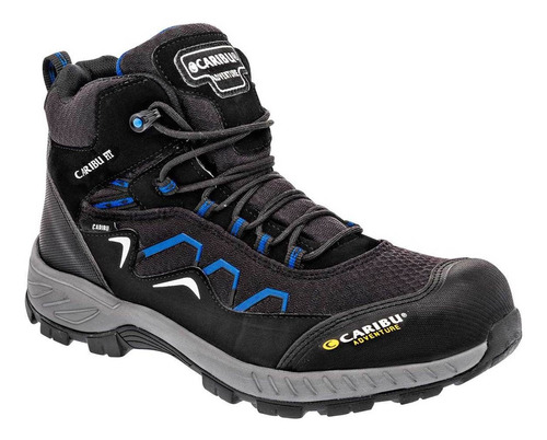 Caribu Hombre Bota Tipo Hiking Color Negro Cod 98405-1