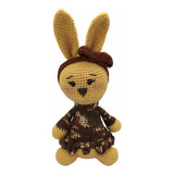 Conejo Peluche Tejido Coquette Muñeco Amigurumi Juguete