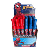 12 Lanza Burbujas Spiderman Hombre Araña Juguete Mayoreo