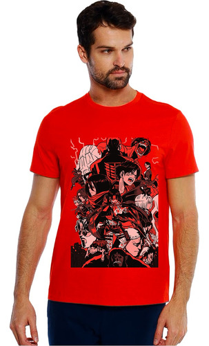 Playera Attack On Titan Diseño 43 Anime Playeras Beloma