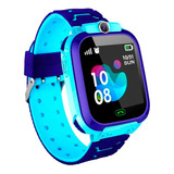  Reloj Inteligente Niño Niña Pantalla Táctil Waterproof Caja Amarillo Malla Azul Celeste