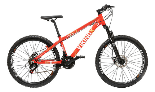 Bicicleta Vikingx Tuff 25 Aro 26 Cambio Index 21 Velocidades