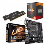 Kit Upgrade Gamer Amd Ryzen 5 5600x + B450m  + 2x8gb 3200mhz