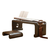 Aokley Mesa De Centro Mesa Consola Guqin Piano Madera Mueble