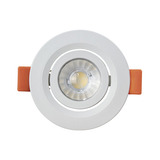 Spot Led Blumenau Slim Redondo 3w Bivolt 3000k Luz Amarela