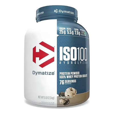 Suplemento En Polvo Dymatize Iso-100 Proteína Sabor Cookies & Cream En Pote De 2.3kg | MercadoLibre