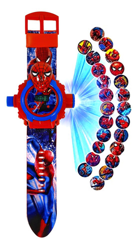 Reloj Pulsera Juguete Proyecta 24 Imágenes Spiderman Y Más