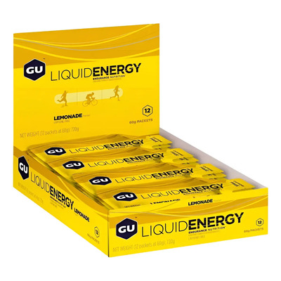 Gel Running Gu Energy Liquid Energy Lemonade Caja 12 Pz   Gu | Envío gratis