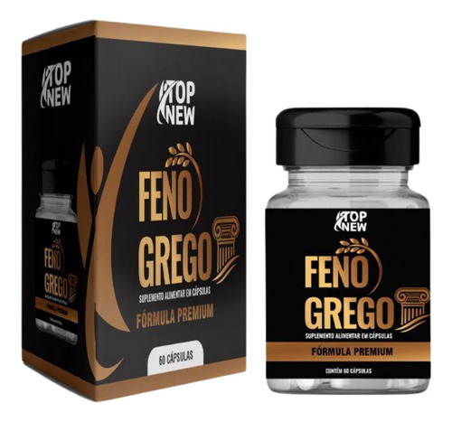 Feno Grego 60 Caps Premium Original 100% Natural- Topnew