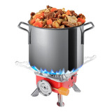 Anafe Cocina Camping Libercam Anaf-200 Pesca Excursiones Portatil Plegable Gas Butano + Funda De Viaje