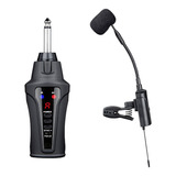 Microfono Inalambrico Saxo Condenser Sistema Uhf Re-st-5 Color Negro