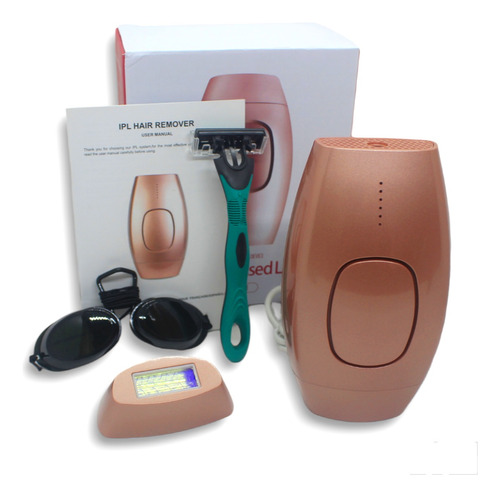 Depilador Laser Ipl Portátil 900 Mil Disp + Refil De 900 Mil