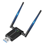 Y Adaptador Wifi Usb Largo Alcance 1300 Mbps Para Pc 