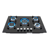 Parrilla Empotrable 5 Quemadores Arol P-cn5q77 Color Negro