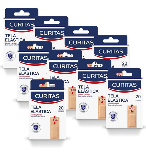 Curitas Tela Elastica 240 Unidades Venditas Flexibles