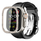 T Correa + Mica Funda Acero Para Apple Watch Ultra 2 1 49mm