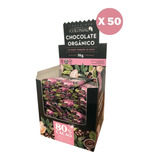 Barrita Choco Orgánico 80% Cacao X 16g X 50 Uds. - Colonial