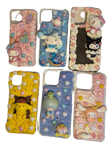 Fundas Sanrio Personalizadas Para iPhone (todos Los Modelos)