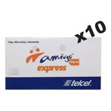 10x1 Tarjeta Simcard Habilitado 2g Chip Telcel Gps Rel Nl 81