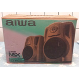 90´s Aiwa Caixas Acústicas Sx-ns332 Completo C/ Caixa!