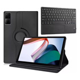 Estuche Forro Giratorio Para Tablet + Teclado Con Trackpad